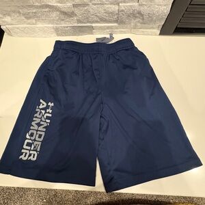 Under Armour Kids Navy Blue Shorts